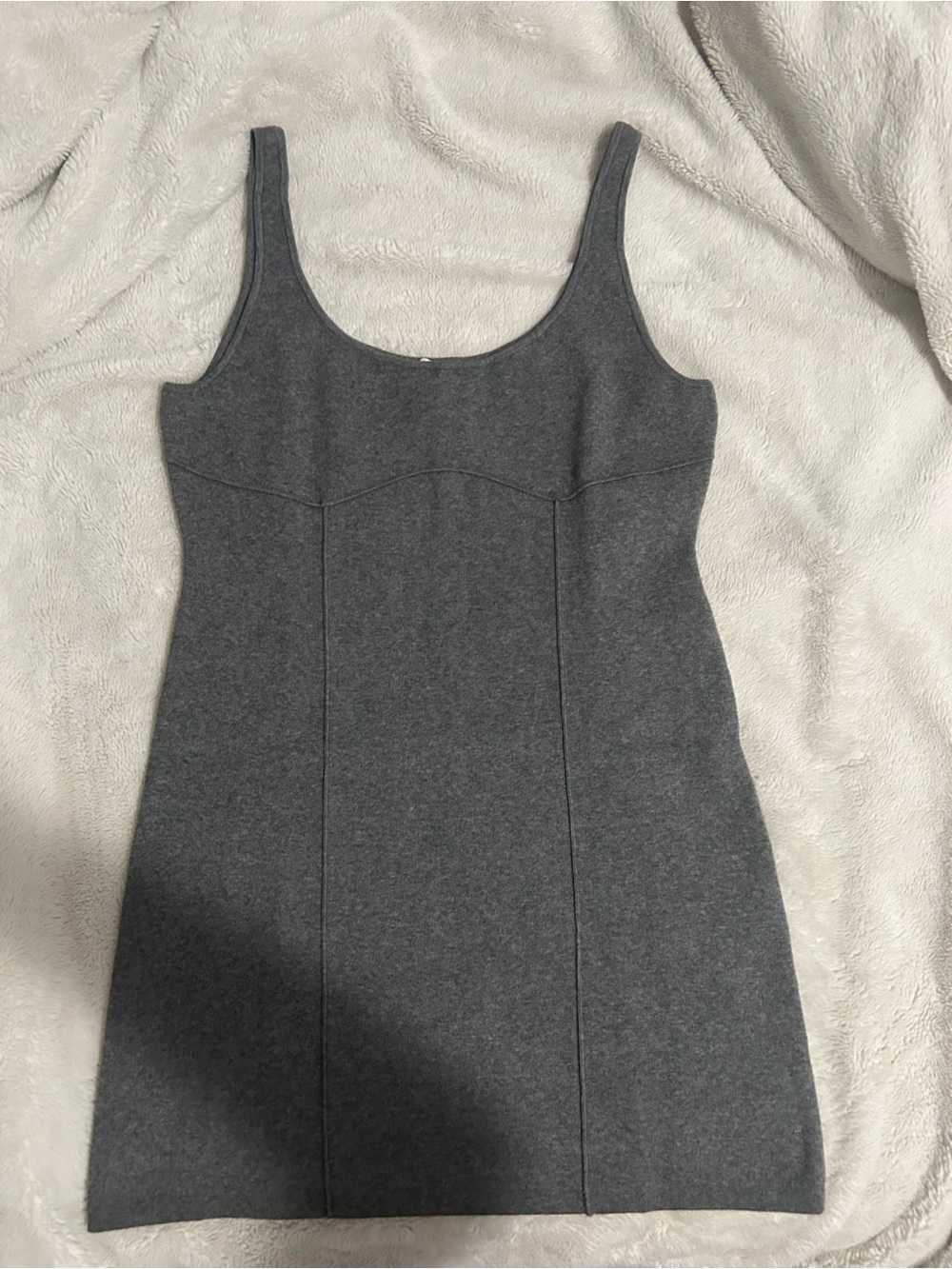 Calvin Klein Gray Sleeveless Knit Dress